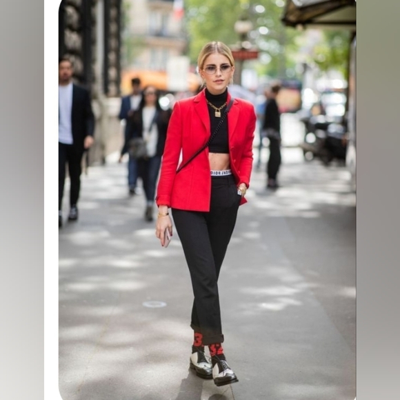 Coldwater Creek Wool Jacket Red Coat Size 16 - EUC! - Picture 9 of 16